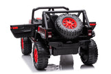 Voiture électrique pour enfant 2 places RAIDER, style Jeep, 24V, avec télécommande et roues arrière, modèle 2025.