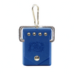 Blue - Hard Shell - Textured Leather - Deck Box - With Belt Loop
