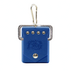 Blue - Hard Shell - Textured Leather - Deck Box - With Belt Loop