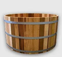 Fluid Float Colonial Cedar Hot Tub