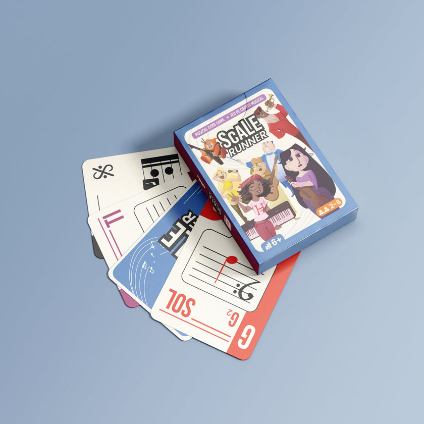 Scale Runner - Un jeu de cartes musicales