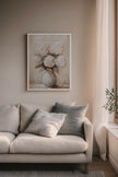 IVORY BLOOMS, Oeuvre sur toile étirée