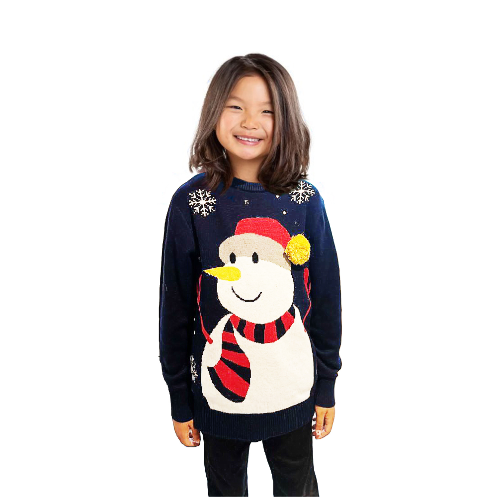Pack Famille - Pull de Père Noël avec Pompon