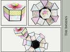 CrafTreat Scrapbook Blanks - Hexagon Explosion Box - Black & Kraft Color