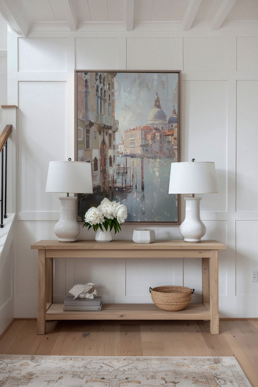 VENICE IN HUES, Oeuvre sur toile étirée