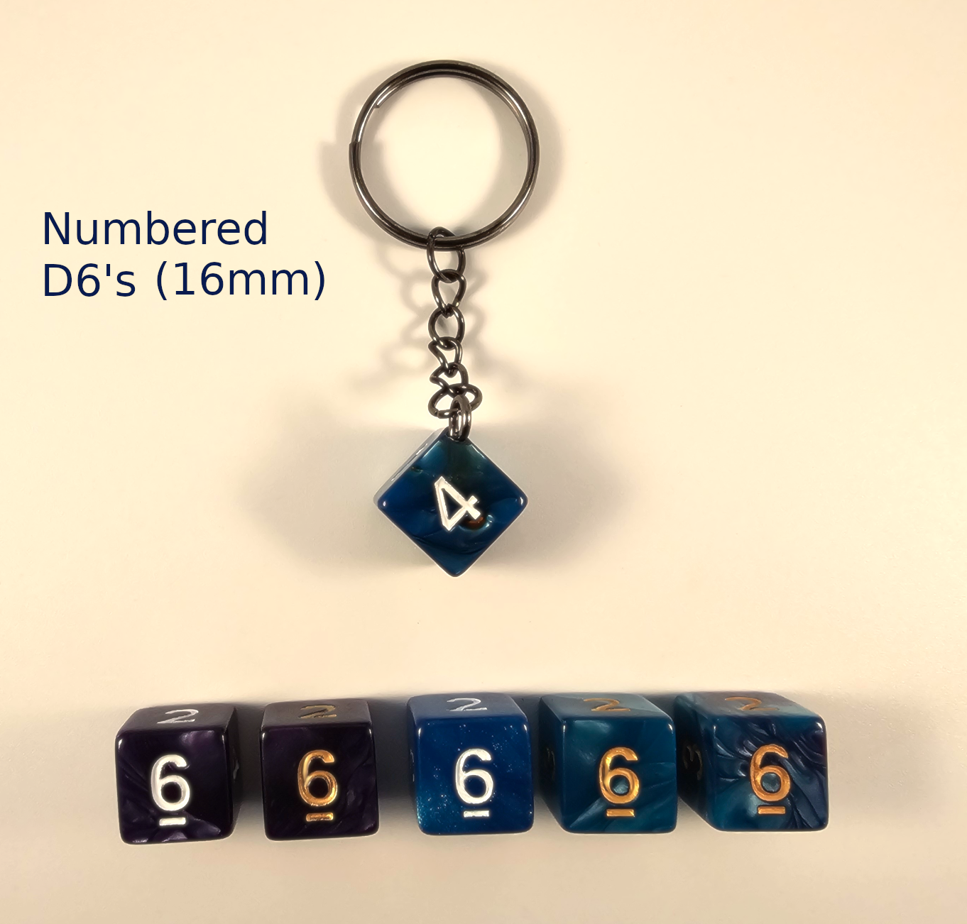 Customizable Die Key Chain