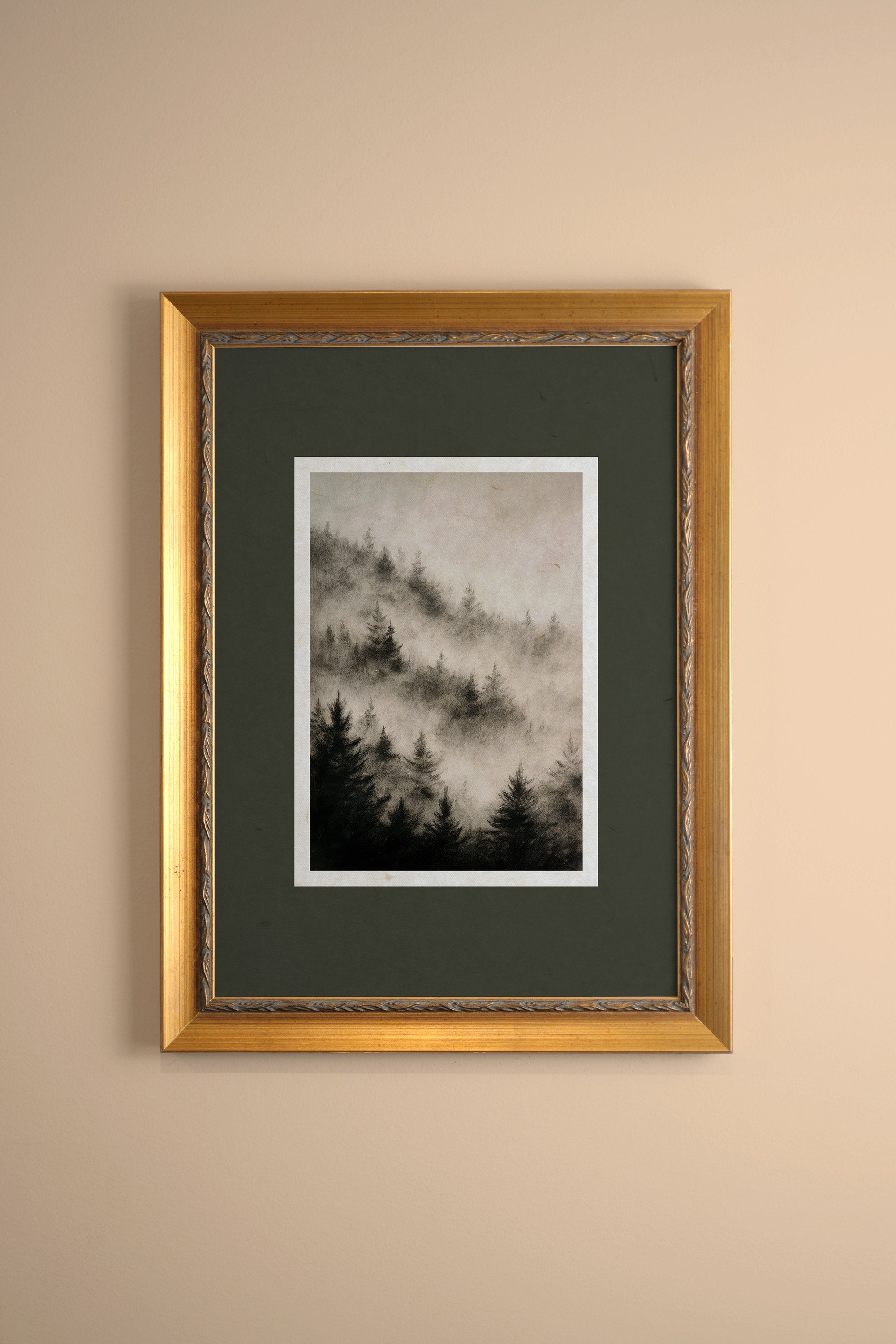 FADING TREES, CADRE VINTAGE OR