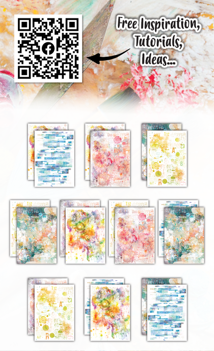 AALL and Create - A6 Design Paper - Citrus Rainbow