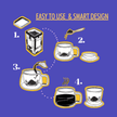 Orange Pekoe Loose Tea and Infusion Tea Cup - Tea Gift Set