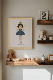 Petite Ballerine, Toile rigide encadrée