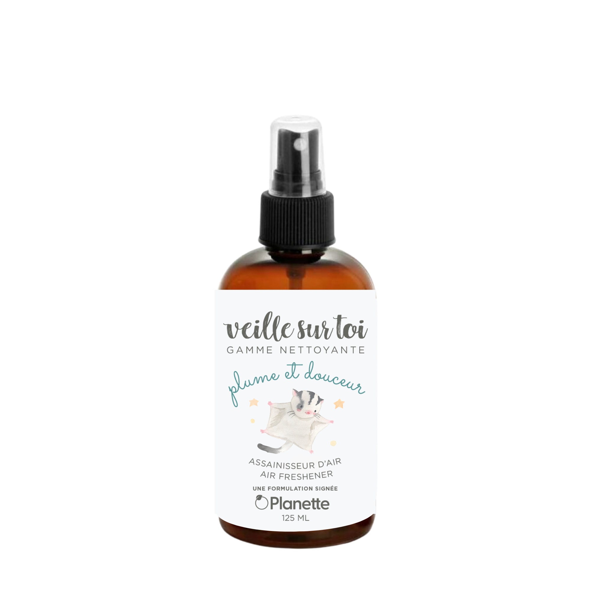 Cleaning line - Air freshener - 125 ml - Box of 6 - Veille sur toi & Planette