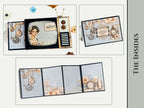 CrafTreat Scrapbook Blank Precut Album Base - TV Pop Up Mini Album - White