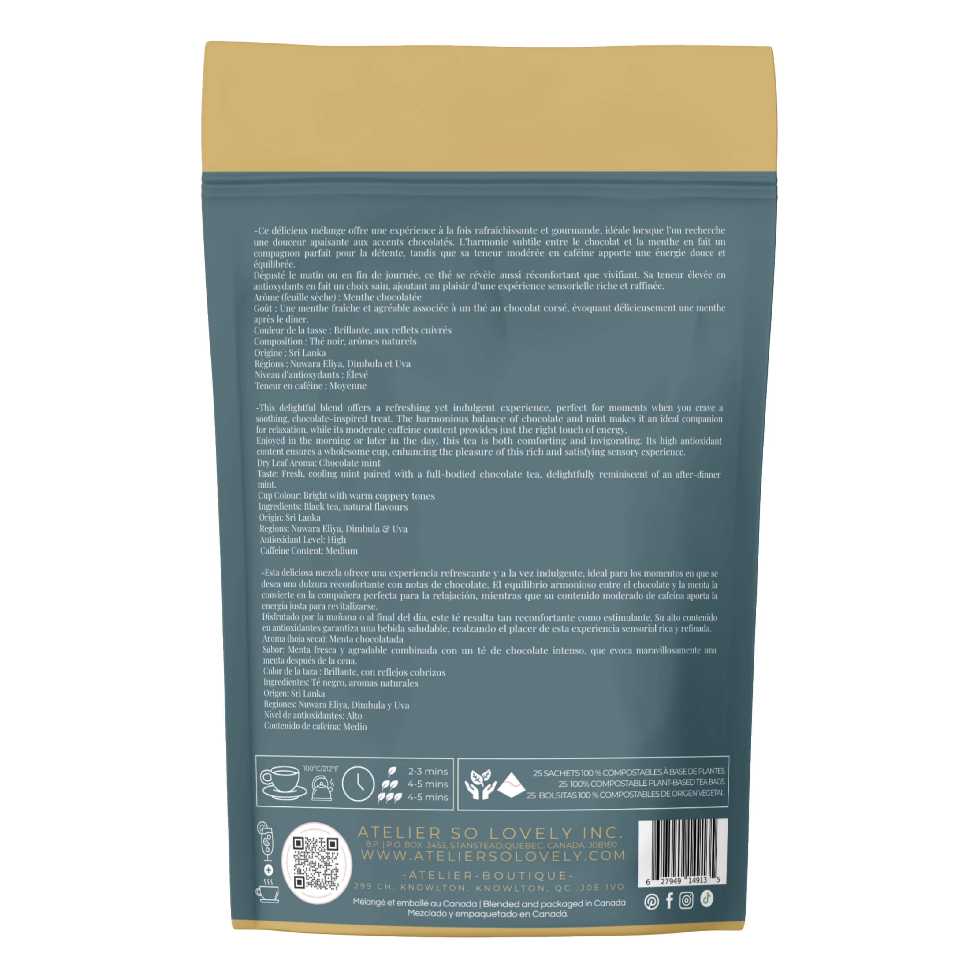Chocolate Mint Black Tea