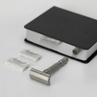 Rockwell T2 Adjustable Twist-To-Open Stainless Steel DE Safety Razor - Matte Silver
