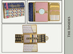CrafTreat Scrapbook Blanks - TriFold Folio Wallet - Black & Kraft Color