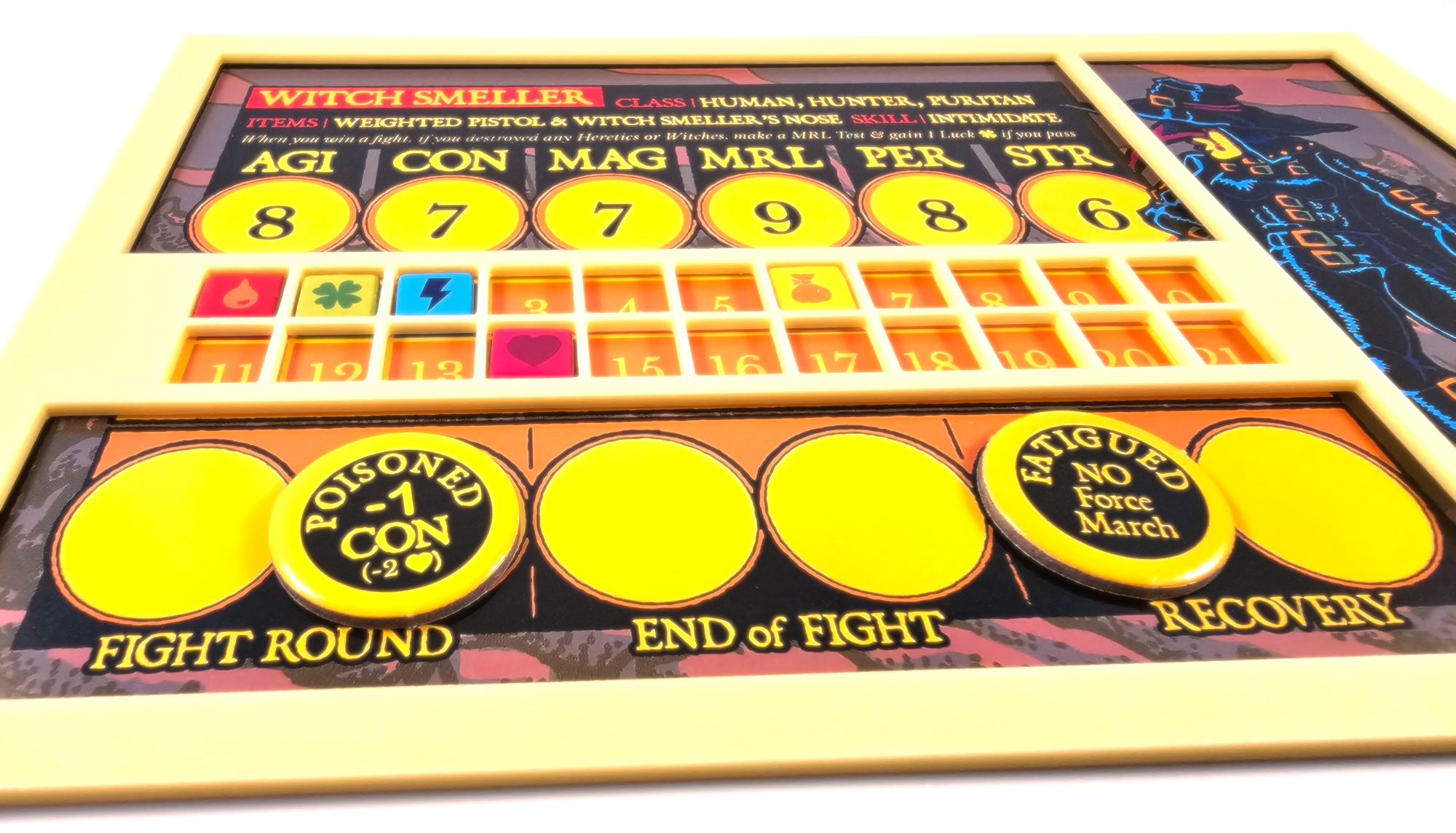 Dungeon Degenerates Player Board Overlay V2