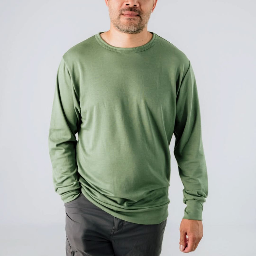 Men's Bamboo Pullover | Terracotta