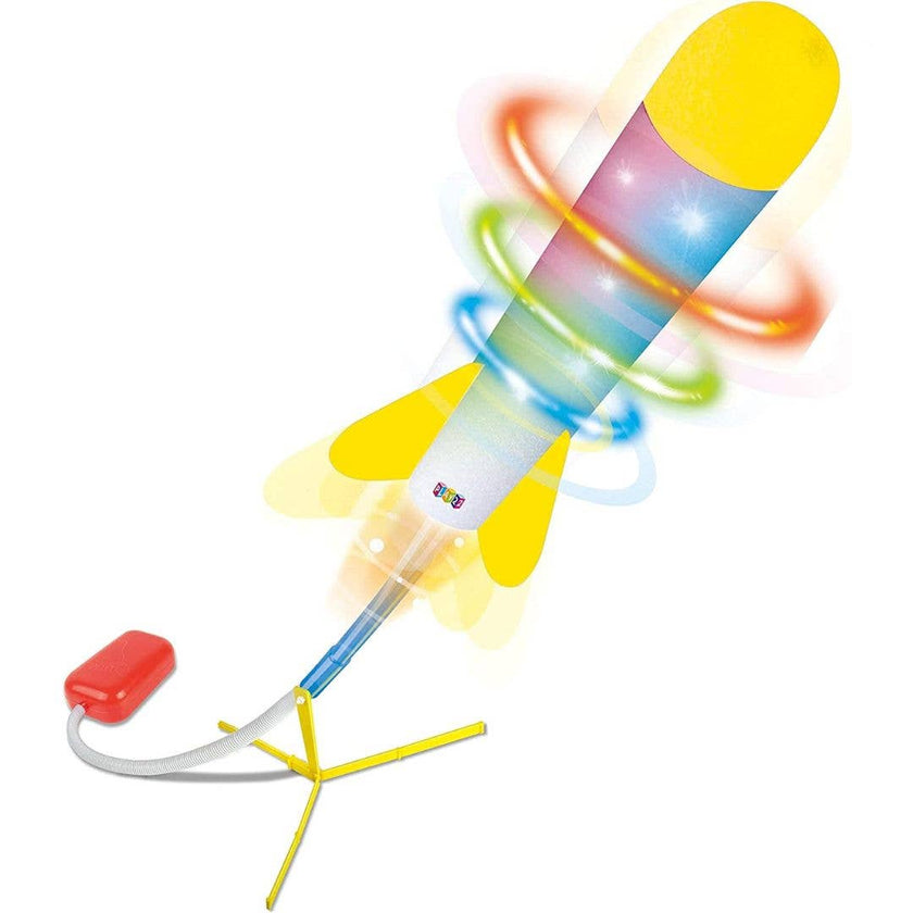Play22 - Toy Jump Rocket Launcher Set with LED Lights