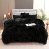 4PCs Plush Duvet Cover Set Luxury Ultra Soft Velvet Duvet