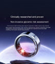 Smart Ring – Blood Sugar Testing, Sleep & Health Monitoring | Obsidian Black, Space Silver, Rose Gold