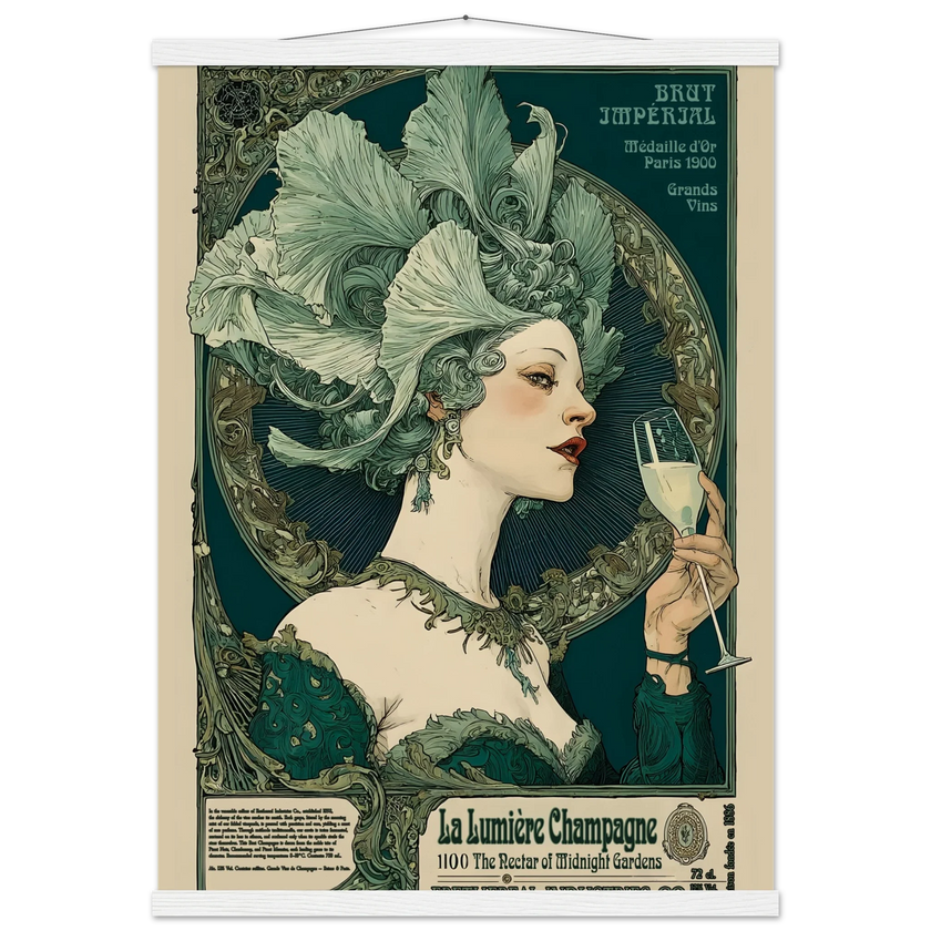La Lumière Champagne - Poster & Framed Print