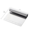 Stainless Steel Scraping Panel With Scale Baking Tool Dough Cutting Board Scraping Powder Board Tagliolini Cutter