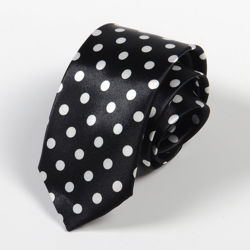 Men's Narrow Plaid Tie – Slim Arrow Polyester Necktie for Business & Formal Wear | Canada & USA