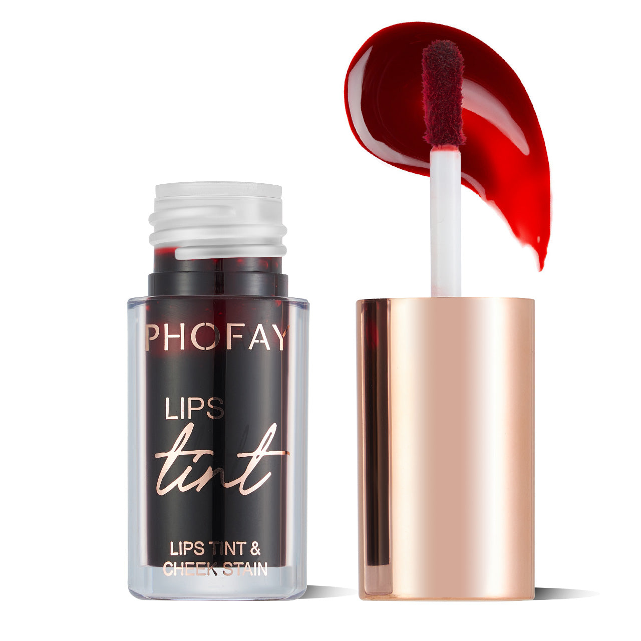 PHOFAY Lip Tint – Long-Wearing, Non-Drying Tint for Lips & Cheeks (3 Shades + Set)
