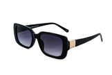 Odette – Quilted Rectangular Polarized Sunglasses | Bolero Eyewear