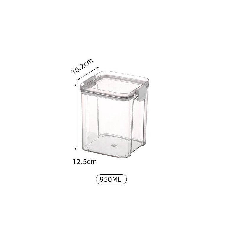 Airtight Pantry Food Storage Containers – Kitchen Organizer in 5 Sizes (460ml to 1800ml)