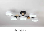 Nordic Simple Log Macaron Living Room LED Ceiling Light