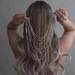 Multi layer Rhinestone Hair Chain Bridal Hair chain clip