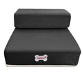 Foldable Pet Stairs – 2-Step Foam Dog & Cat Steps (Small & Large, Multiple Colours)