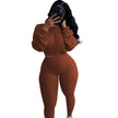 Ladies Autumn 2pcs Athleisure wear Outfit set