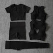 6pcs Yoga Workout Outfit set for women Gym clothes