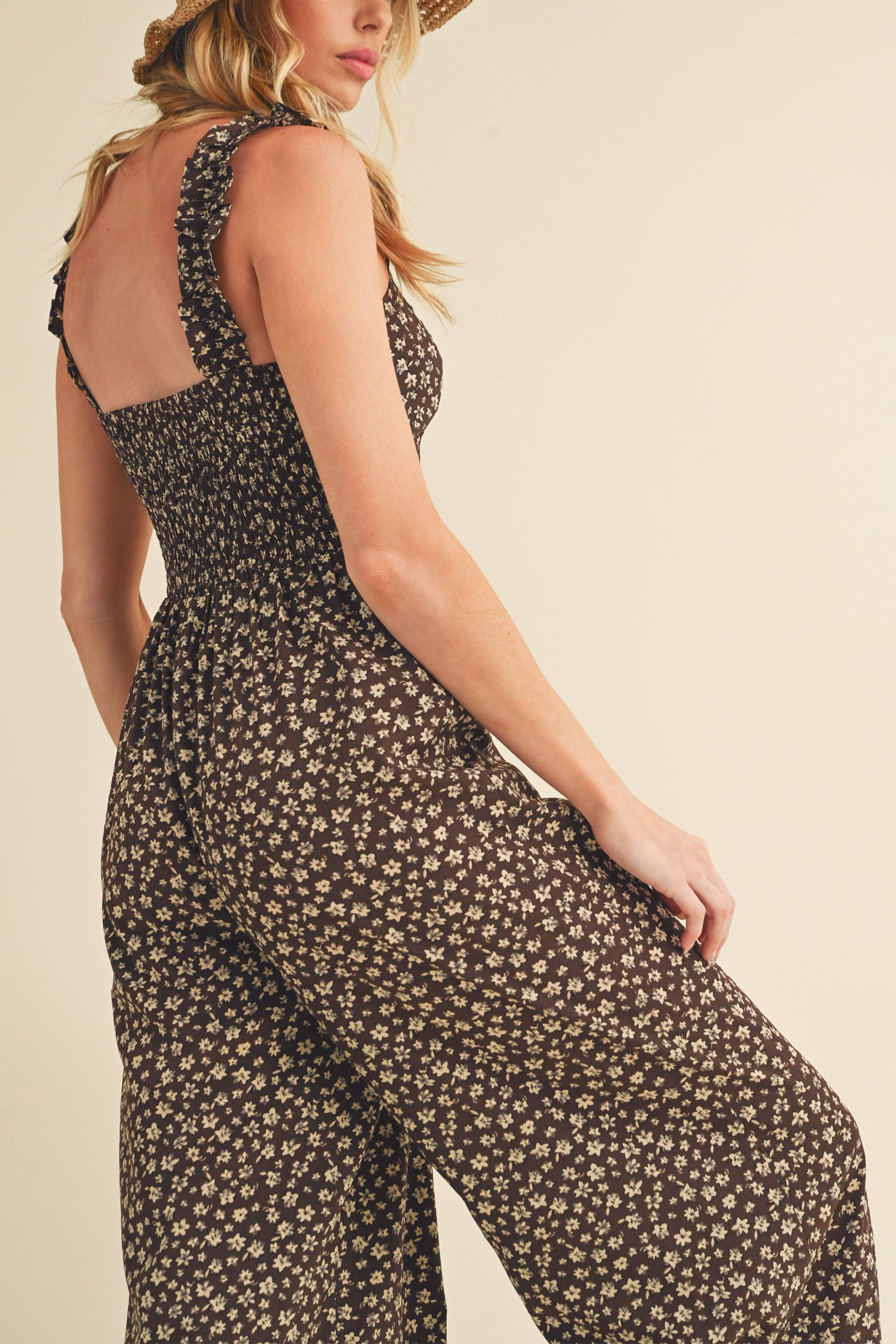 Brandi Floral Jumpsuit
