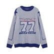 New Trend Autumn Winter Round neck Oversized Pullover Wool Sweater for Teenagers