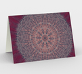 Set of 3 Blank Greeting Cards | 5 x 7 | Meditative Mandala