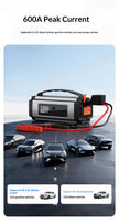 3-in-1 Portable Cordless Car Jump Starter & Tire Inflator – 6000mAh/8000mAh Emergency Kit Canada USA