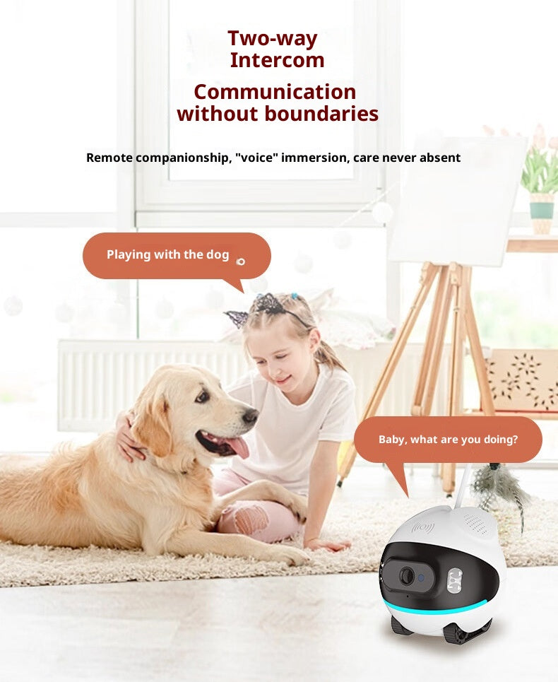 Smart Pet Camera WiFi and 4G HD Video Monitor for Dogs and Cats