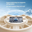 Mini Folding Digital Display Mute Refrigeration Handheld Fan