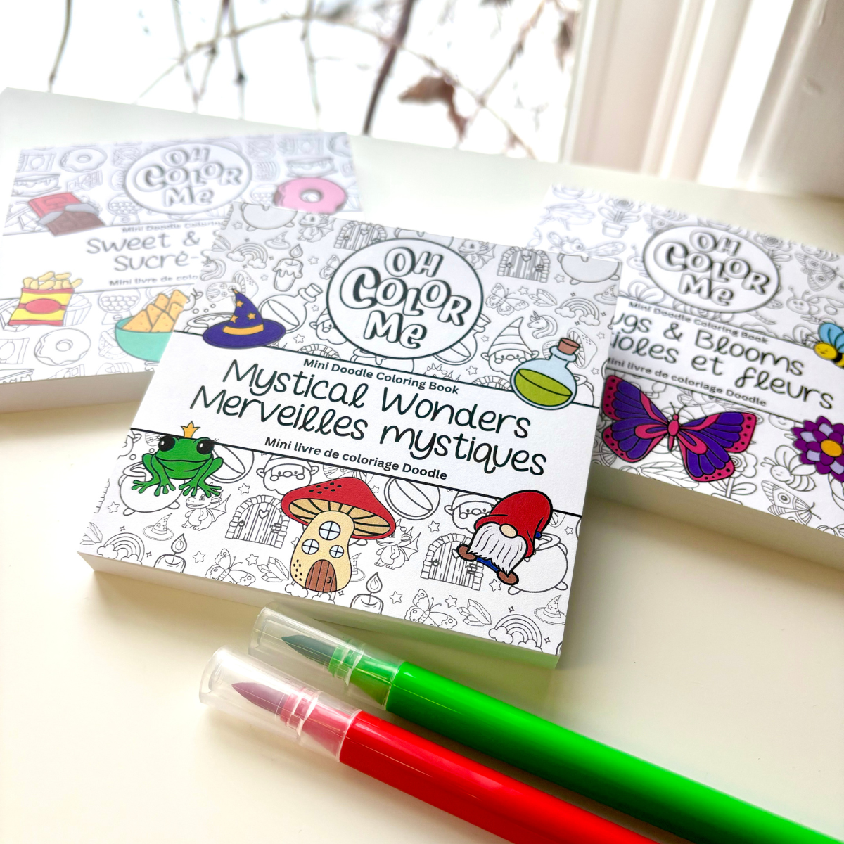 Oh Color Me - Mini Coloring Book Bugs & Blooms, 4