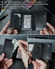 Men's Slim AirTag Wallet with RFID Blocking and Card Slider