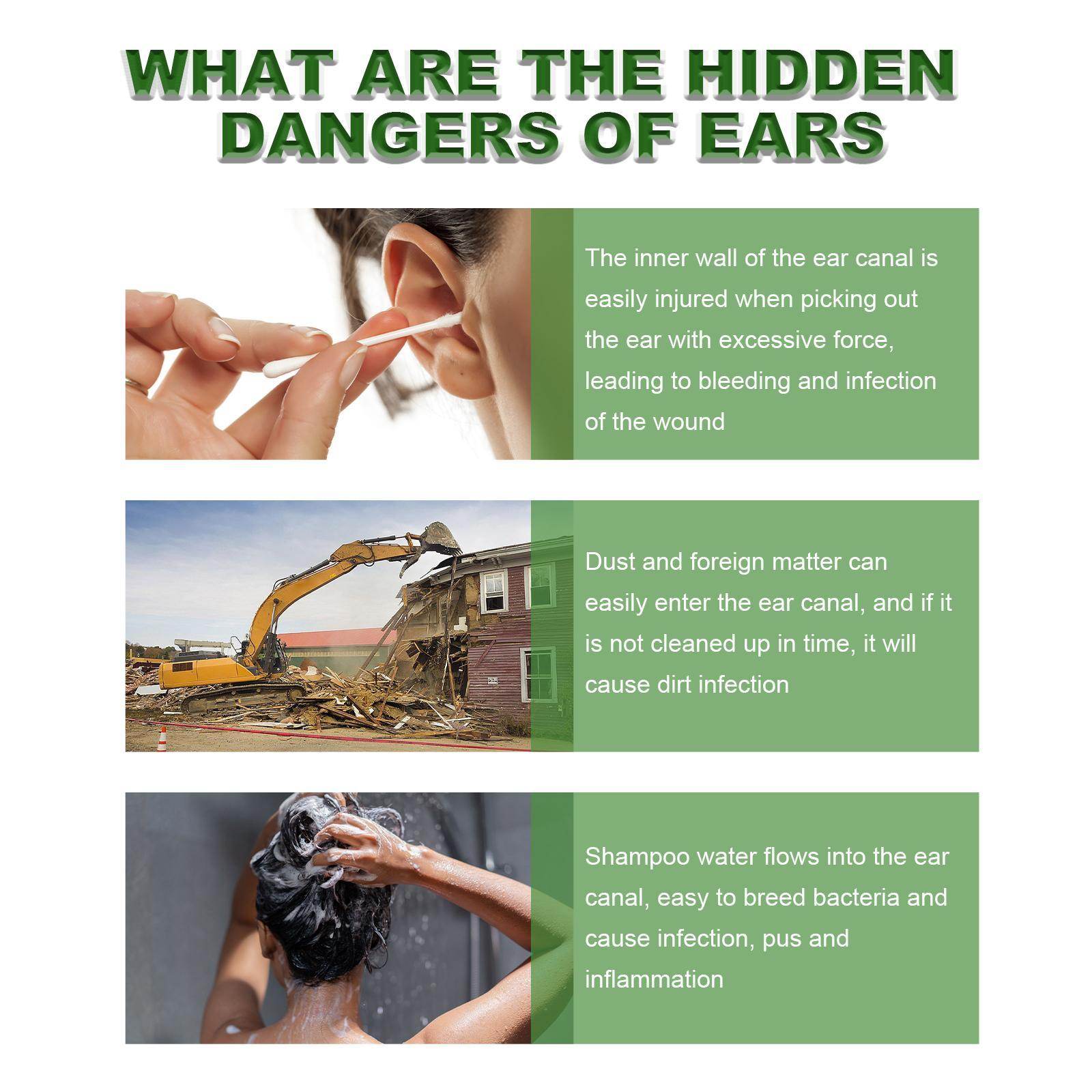 Erlebao Ear Soothing Health Care Ear Drops, Relieve Inner Ear Blockage And Tinnitus Discomfort