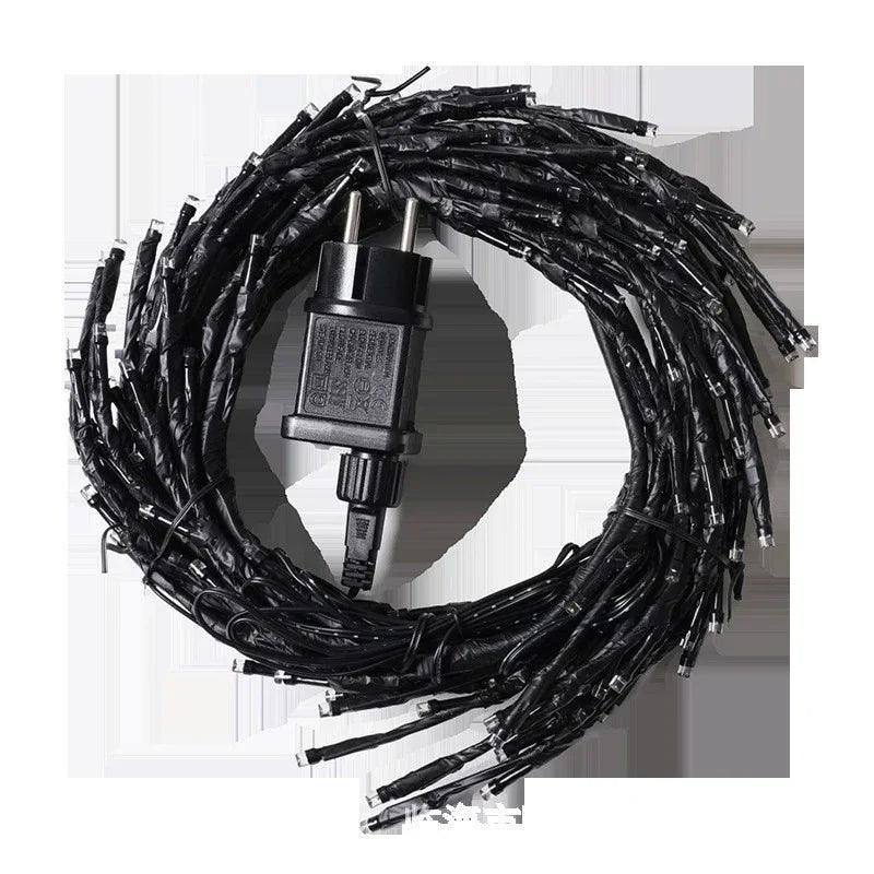 LED Christmas Leaves Rattan Lamp Bedroom Indoor Lighting