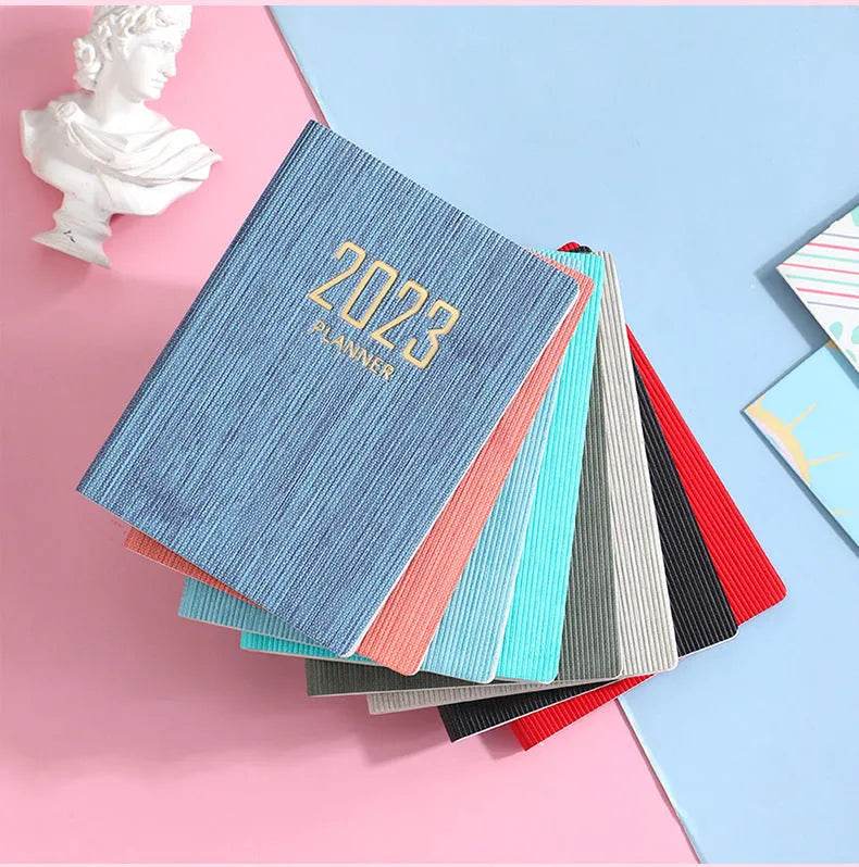 Mini Notebook 365 Days Portable Pocket Notepad Daily Weekly Agenda Planner