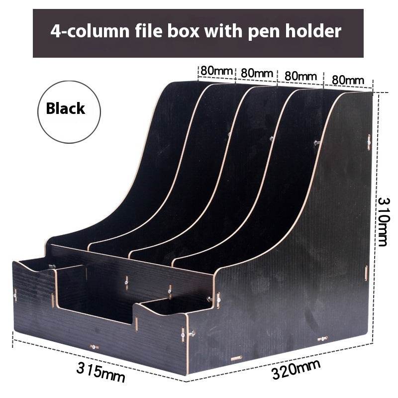 Minimalist Wooden Desk Organizer Office Table Organizer