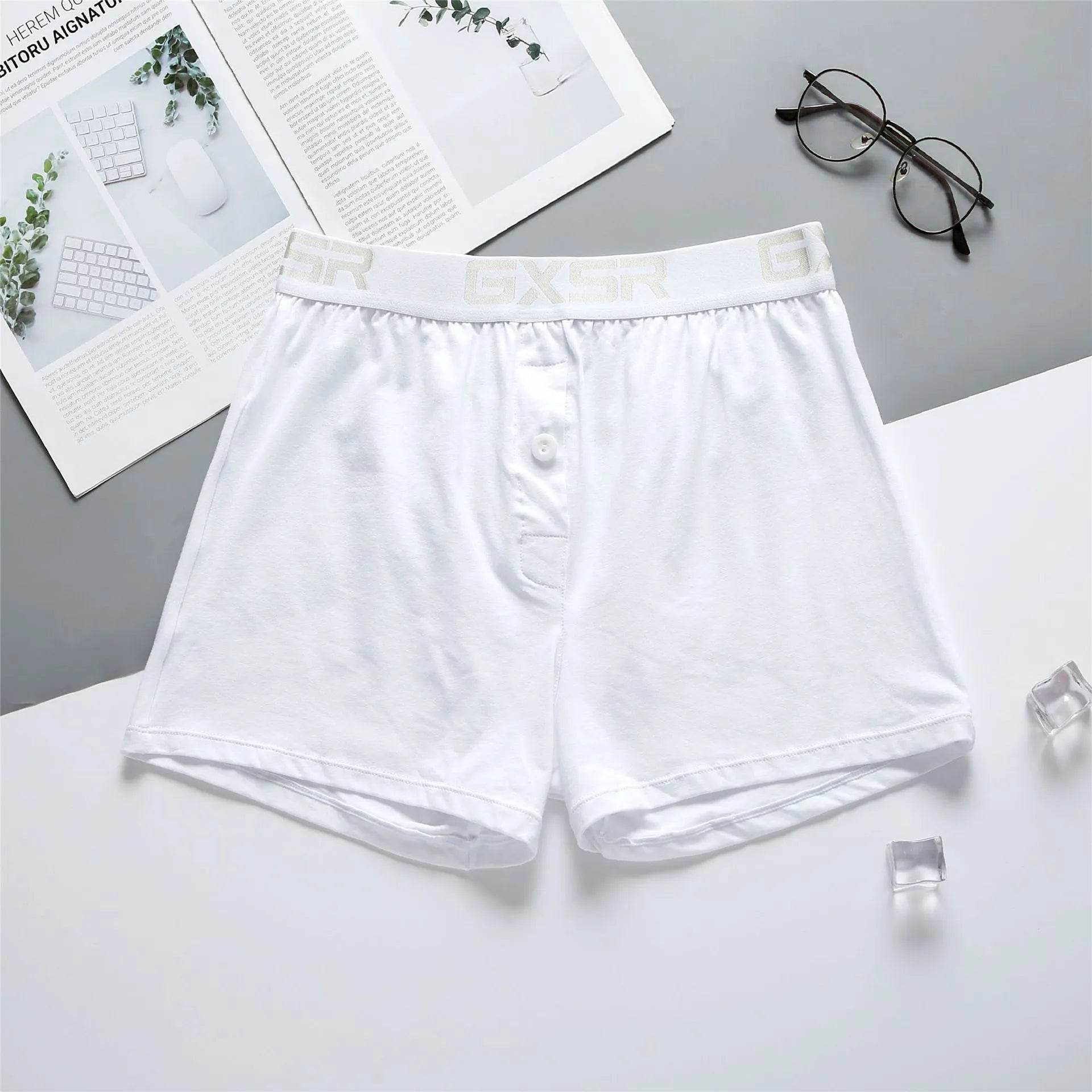 Men's Home Low Waist Pure Cotton Boxer short Breathable Underwear