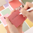 Aesthetic Sticky Notes Set – 150-Sheet Kraft Paper Memo Pads in 25 Solid Colors