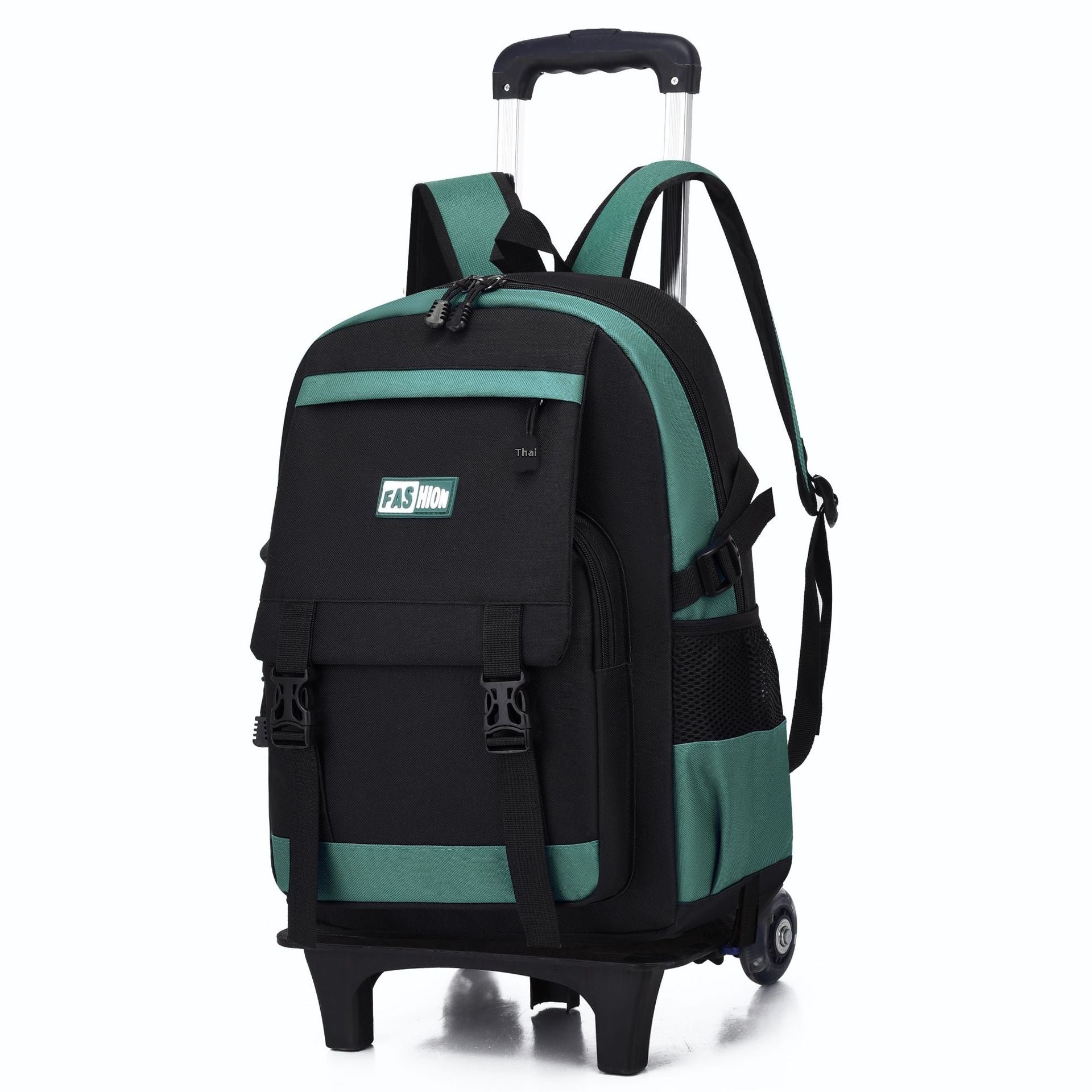 Kids Large Capacity Trolley School Backpack with Wheels – Primary School Pull Rod Bag